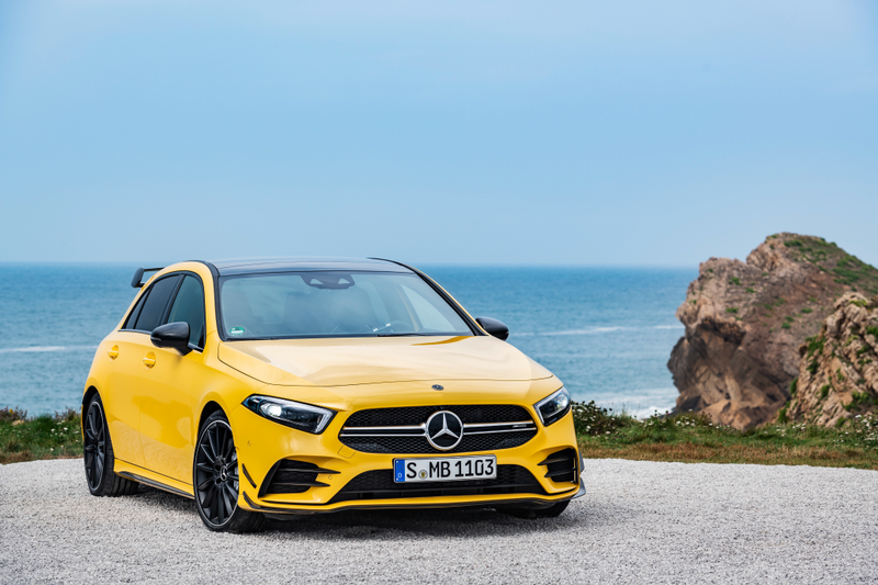 Illustration for article titled 2019 Mercedes-AMG A35: Benz's New Hot Hatch Has Toys for Your Next Track Day